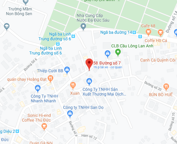 Dịch vụ kiểm định HCM - Bảng đồ đường đi